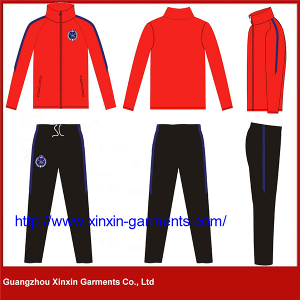 Wholesale High Quality Men's Sport Suit Winter Sports Clothing T406-1