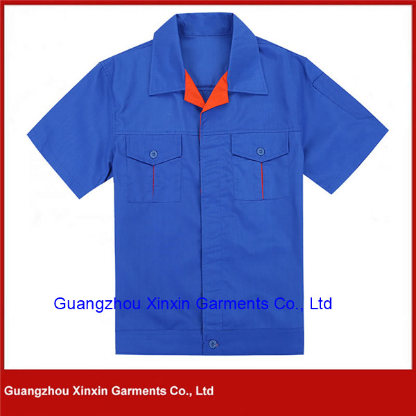 Wholesale Safety Factory Work Wear Engineering Working Uniform Unisex Plus Size Work Shirts W459
