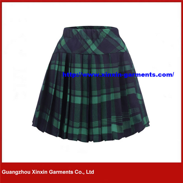Wholesale School Girls Uniform Custom Logo Students Uniform Design with Pictures (U77)