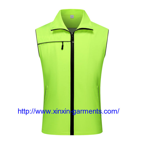 Unisex Advertising Supermarket Work Uniform Vests Clerk Workwear Vest ZC005