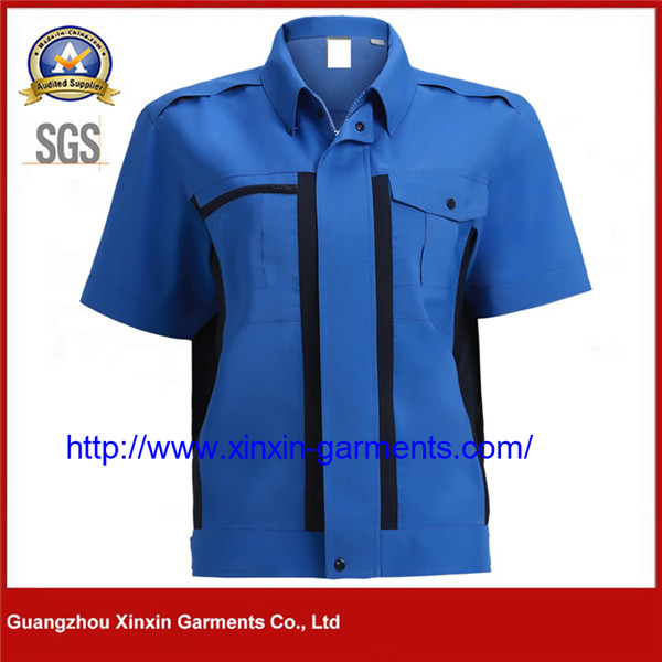 Wholesale quality cheap short sleeve workshop 4S car maintenance service worker uniform W2144