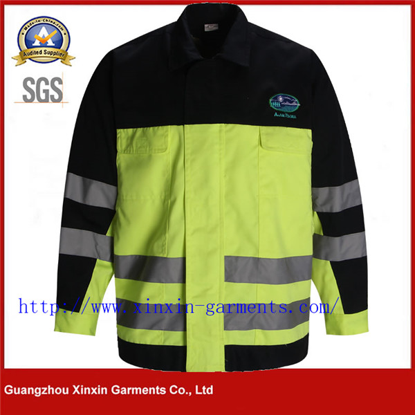 Winter High Visibility Safety Jacket Reflective Workwear (W997)