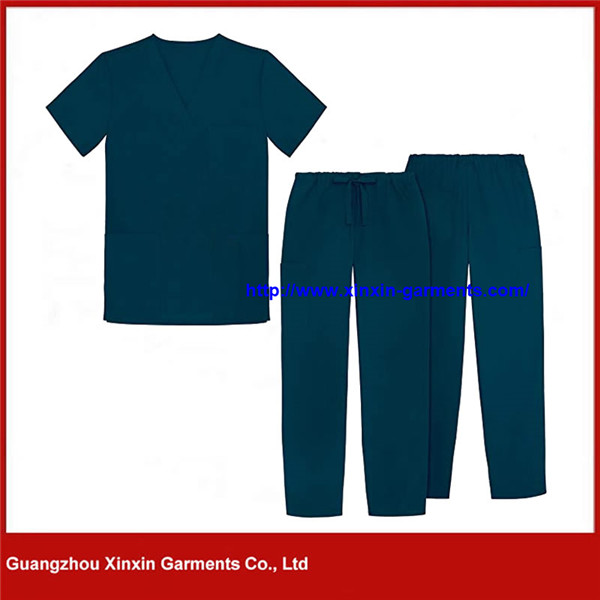 Women's and Men's Stylish Medical Scrubs Nursing Uniform (H121)