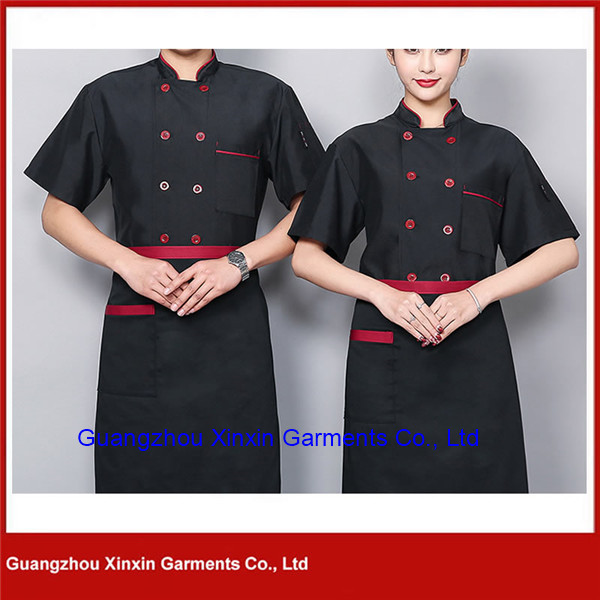 Workwear Unisex Breathable Shirt Workwear Hotel Waitress Chef Uniform For Restaurant W841