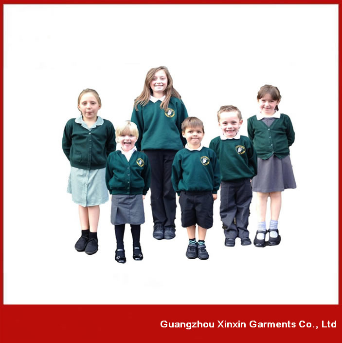 Casual long sleeve school uniform manufacturers in china (U03)