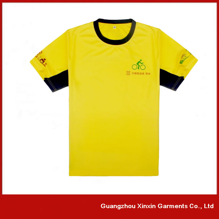 Custom design orange cotton jersey plus size t shirts R75