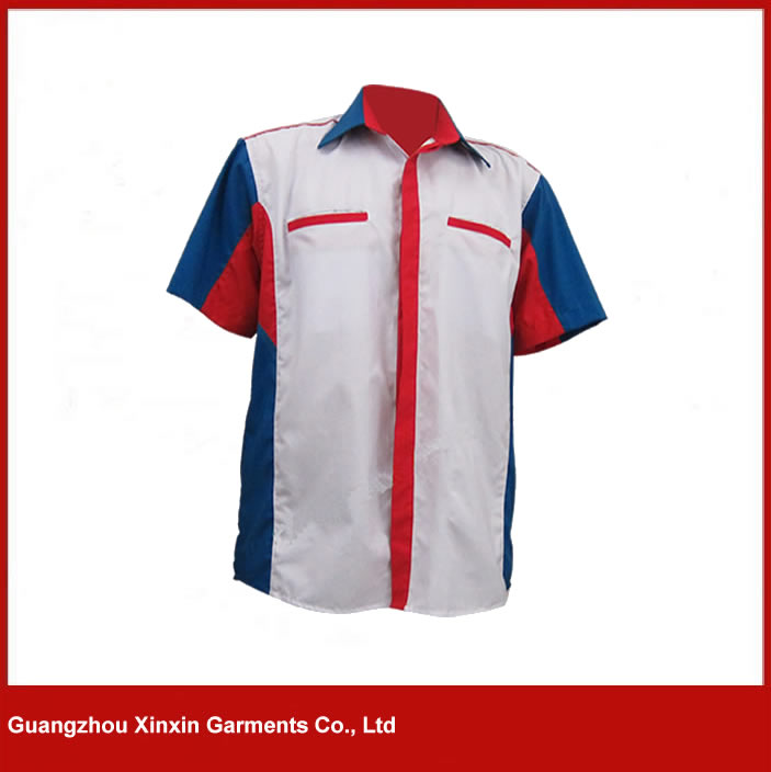Customized cheap price worker shirts maker in guangzhou China(S90)