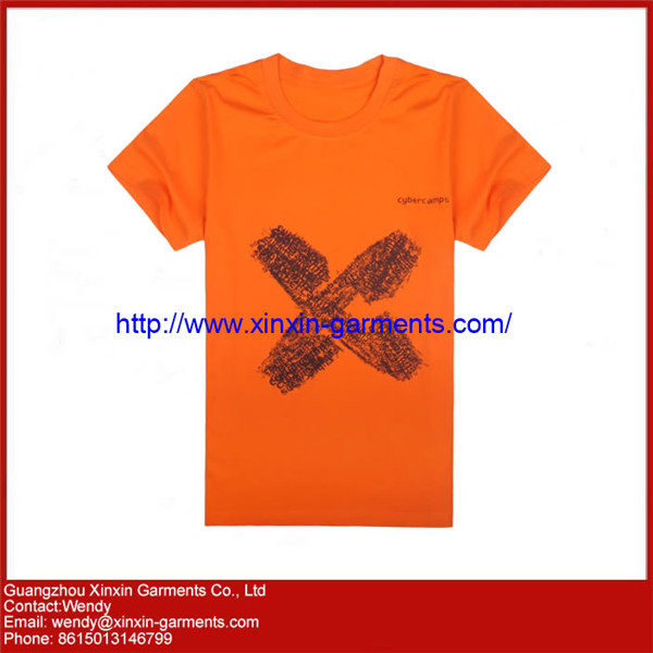 custom mens cotton longline printed t shirt wholesale R12