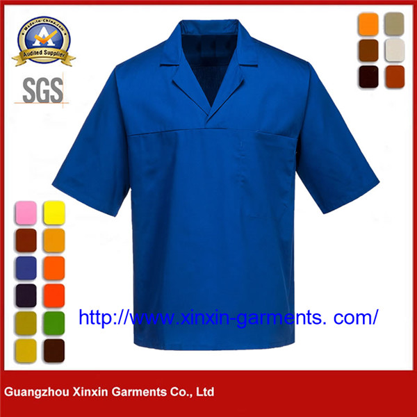 Work Uniform Mens Closed Front Cotton Drill Shirt​ W2779