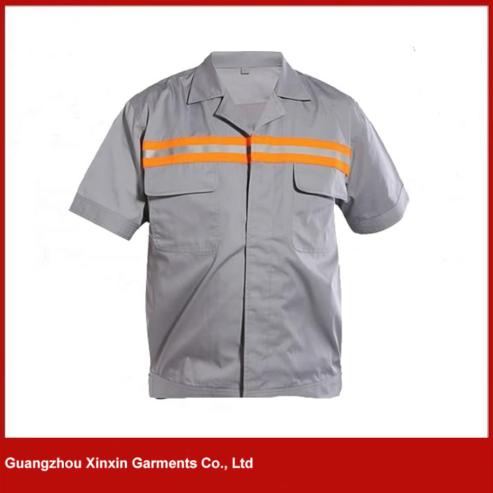 newest design drill cotton industrial work shirt for men W72