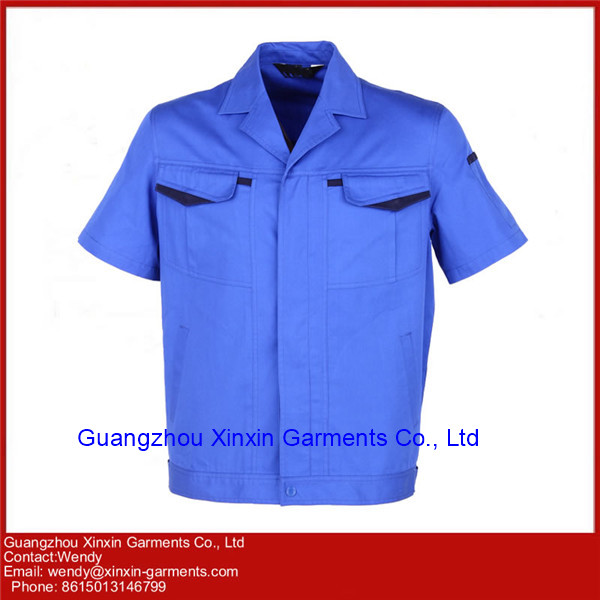 summer short sleeve work uniforms work shirt W323