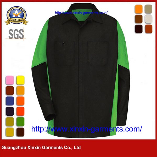 Mens Outdoor Green Corporate Shirt Real Work Wear Uniform​ W2606