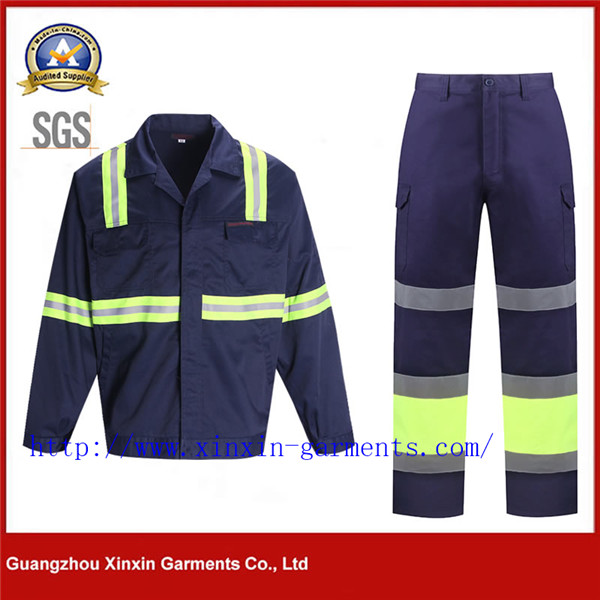 Reflective Stripe Anti-Static Men Women Work Clothing Workwear Uniforms Work Suits Work Wear​ W972
