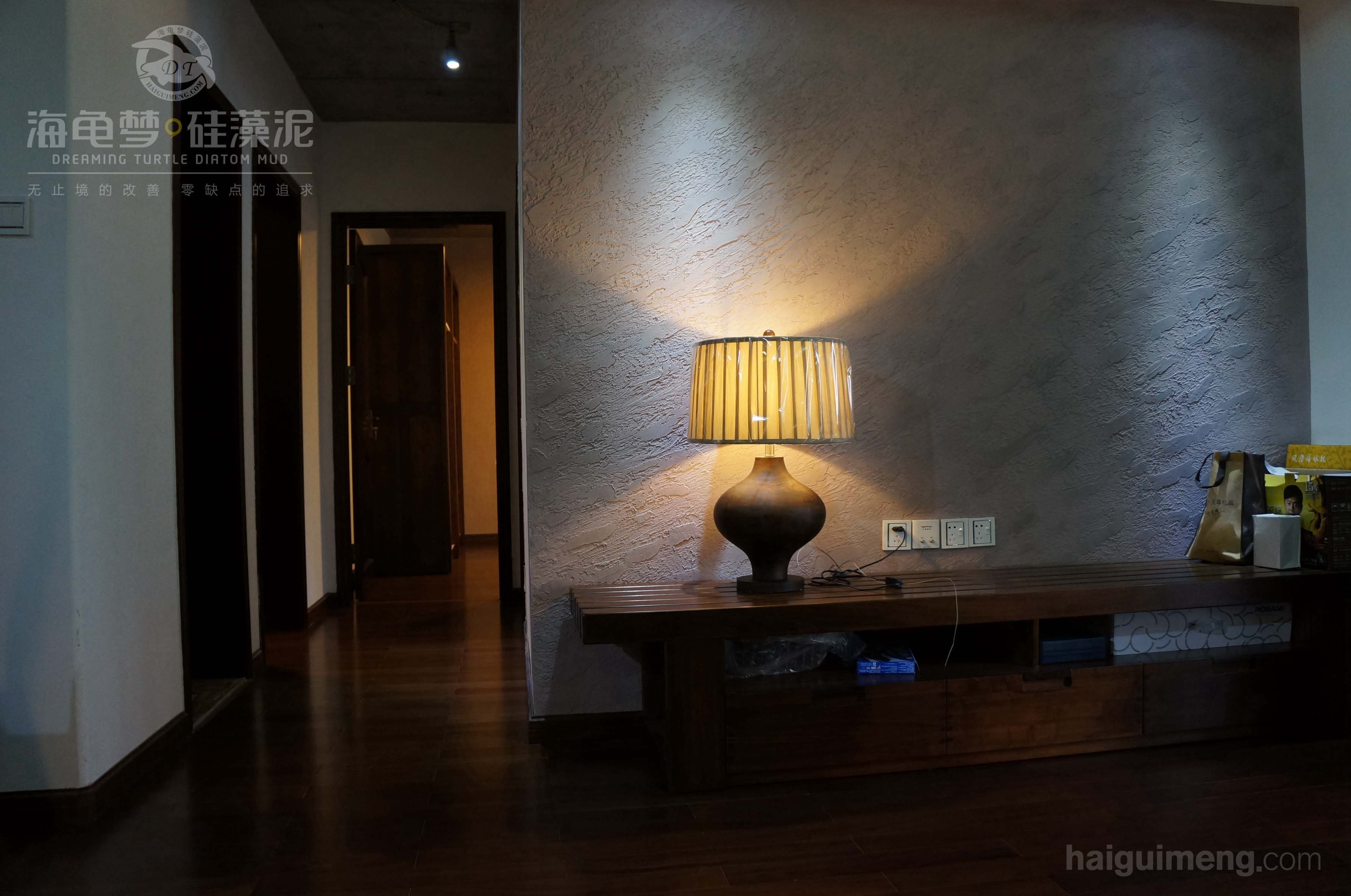 复古风格喷涂背景墙