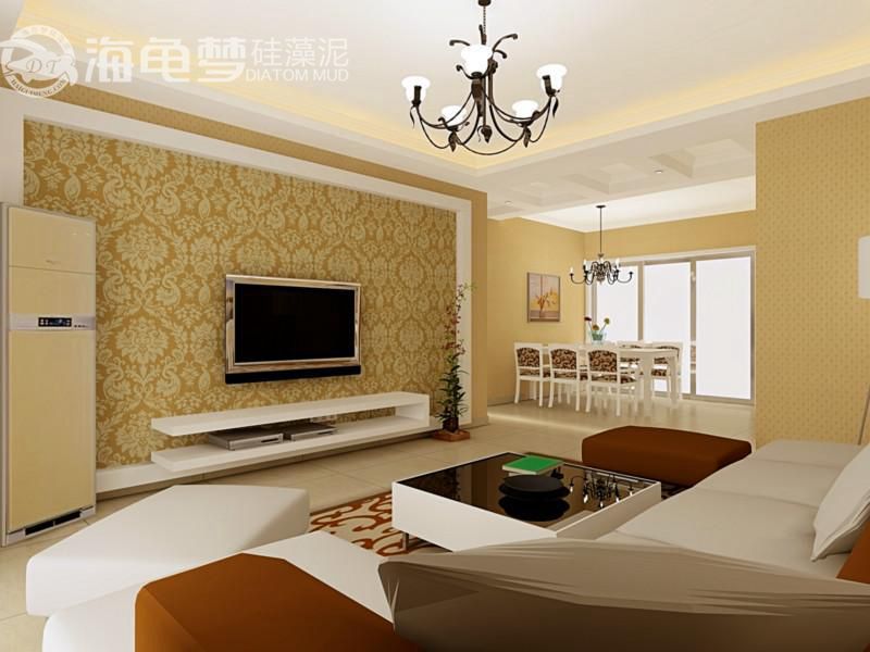 客厅欧式印花背景墙