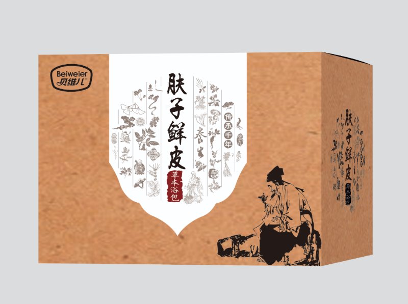 肤子鲜皮草本浴包