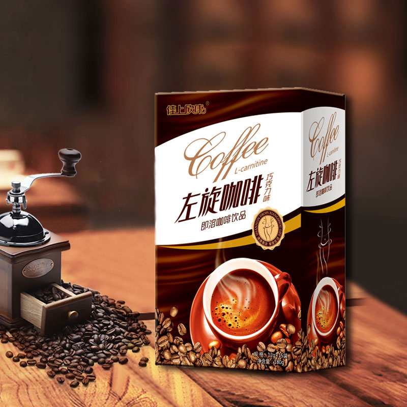 左旋咖啡(巧克力味)（纸盒装）