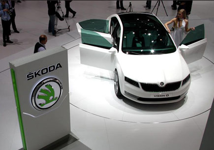 SKODA汽车展会设计搭建-莱晟展会案例