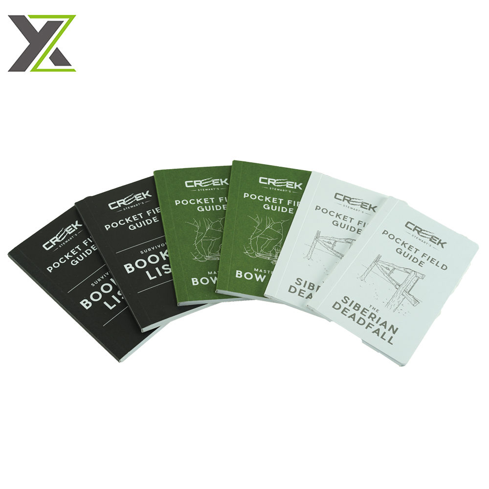 Customized top quality pocket guide action book printing