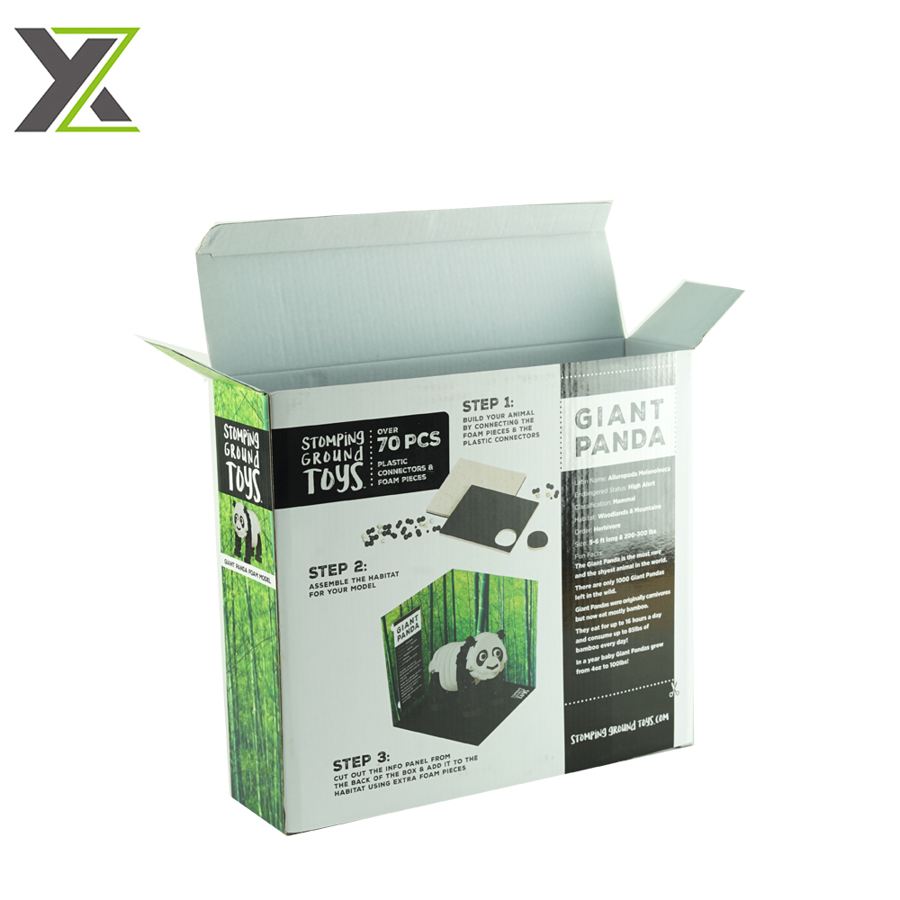 Custom cardboard printing lamination packaging boxes for Stomping Ground toys