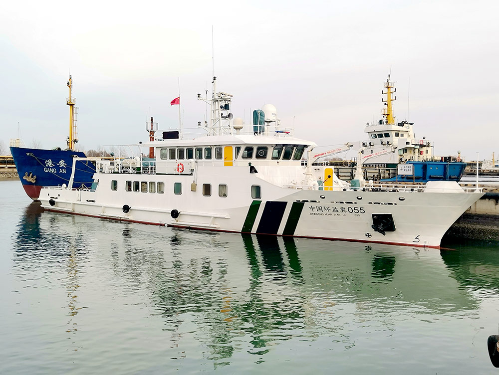 欧仕再助力“中国环监冀055”监测船