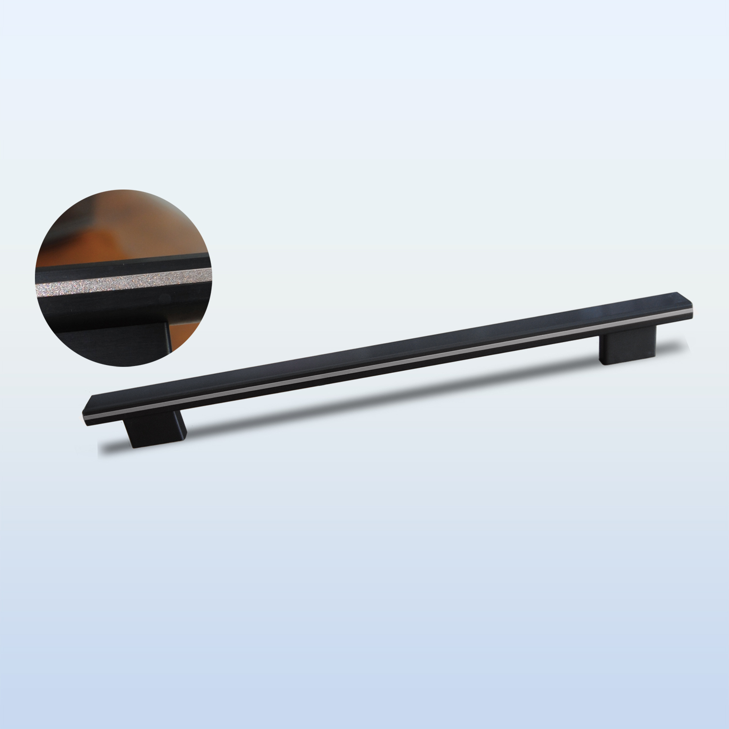 铝合金抛磨喷砂氧化把手