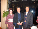 小笠原秀道先生及夫人与公刘子先生
