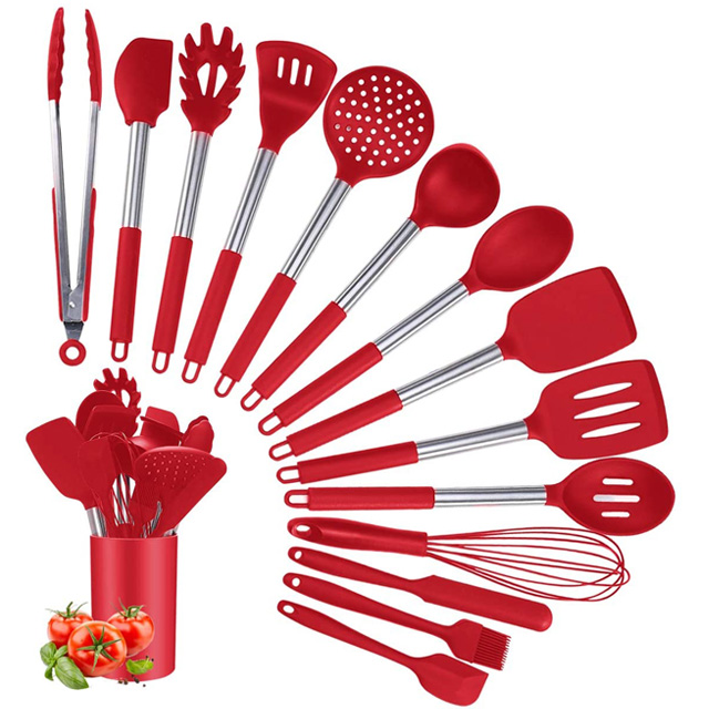 BD-U1005 Cooking Utensil Set With Holder-15pcs