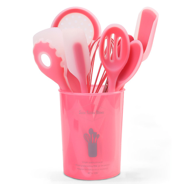 BD-U1004 Silicone Utensil Set With Holder-13pcs
