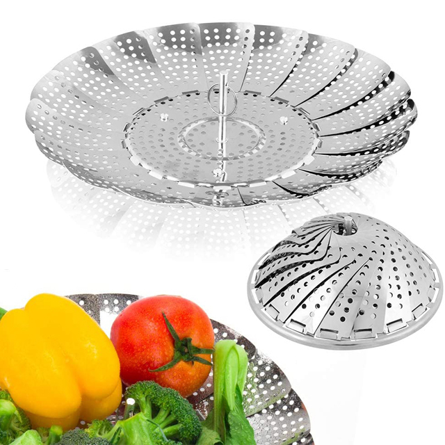 BD-G1011 Stainless Steel Steamer Basket- 2 Sizes