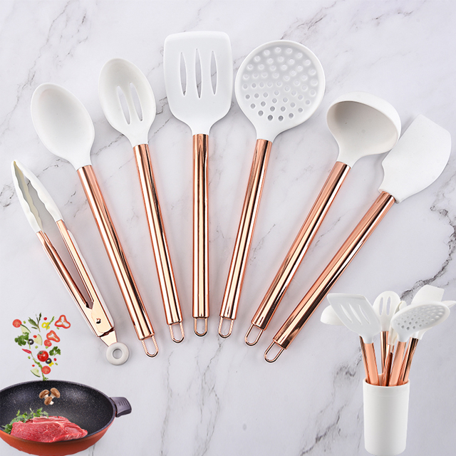 BD-U1010 Copper Silicone Cooking Utensils