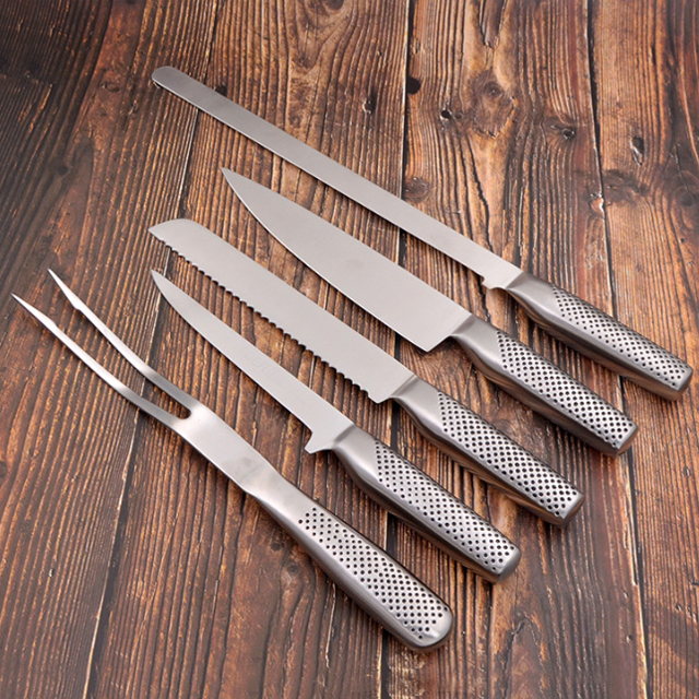 BD-K2007 Knife Set with Meat Fork-5pcs