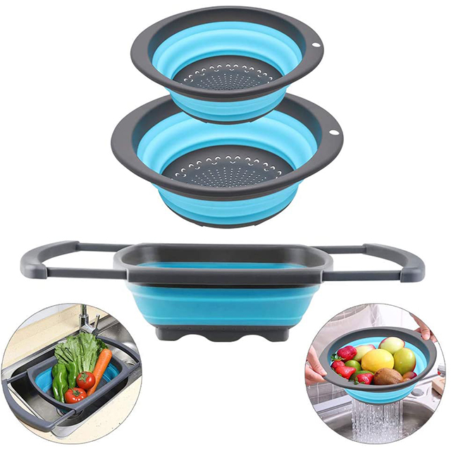 BD-I1002 Collapsible Colander-3PCS