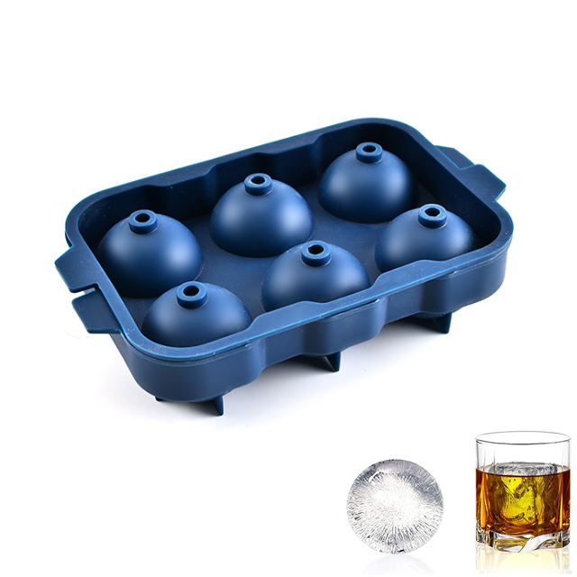 BD-B1009 Silicone Ice Ball Maker Mold- 6 balls