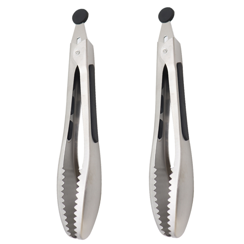 BD-F1008 7 Inch Kitchen Tong with Teeth