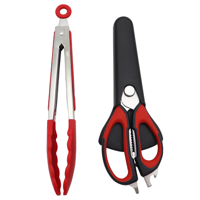 BD-B6036 Scissor and Food Tong Set-2pcs