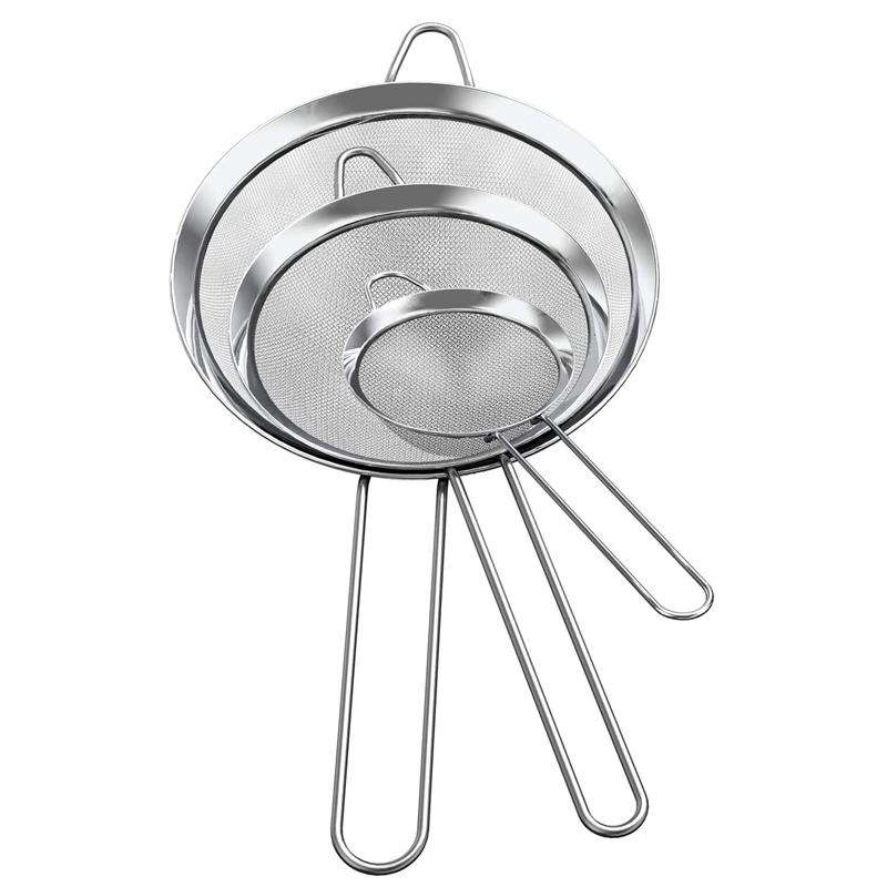 BD-I1009 Stainless Steel Strainer-3 Size