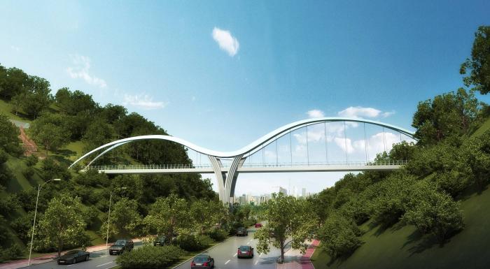 山体公园空中连廊