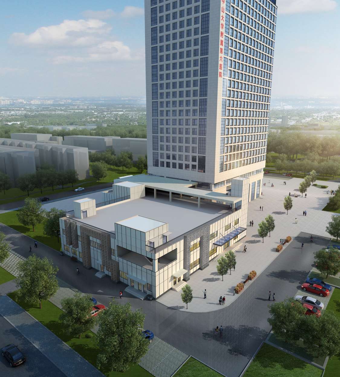 中山大学附属第六医院医疗用房发热门诊建筑项目