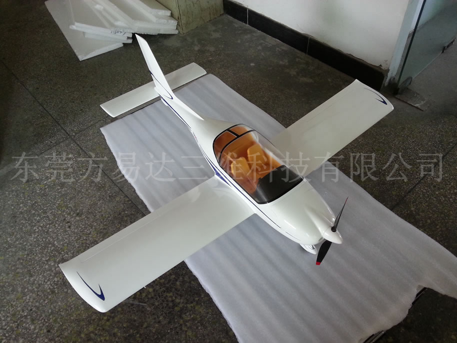 飞机缩比模型 ABS+喷油