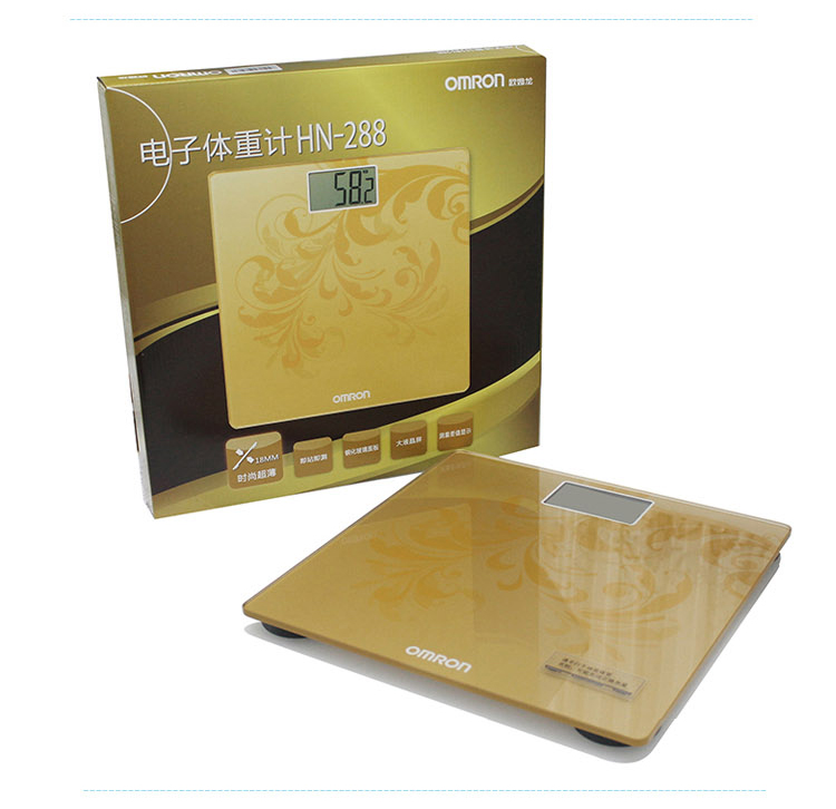 欧姆龙家用电子秤体重计HN-288健康秤体重秤人体秤减肥秤