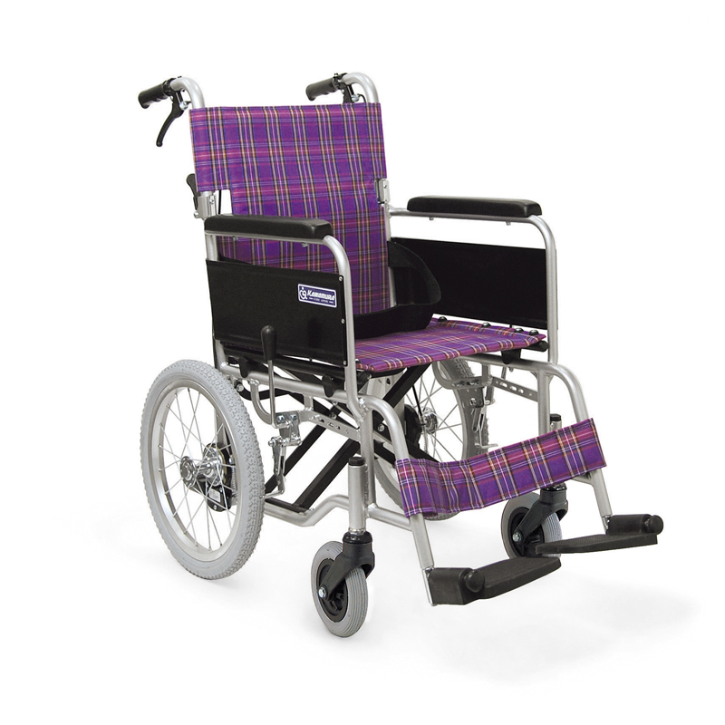 日本河村轮椅KA102轻便老人残疾人航钛铝合金代步车自走型