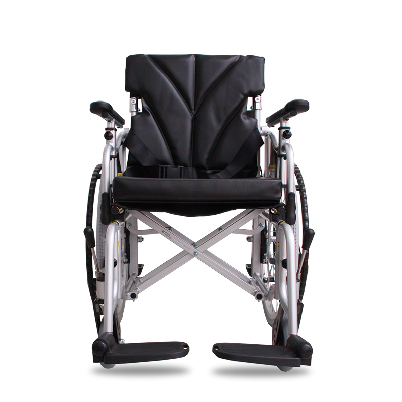 日本河村轮椅KA102轻便老人残疾人航钛铝合金代步车自走型