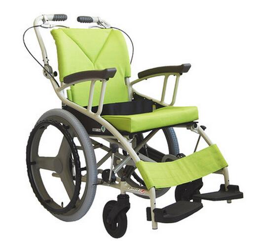 河村轮椅AY18-40折叠轻便老年人代步轮椅老人残疾人手推助行器