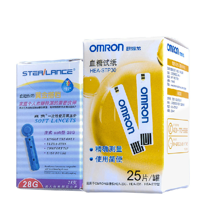 欧姆龙血糖仪试纸 HEA-STP30 适用于230/231/232 25片装试纸条