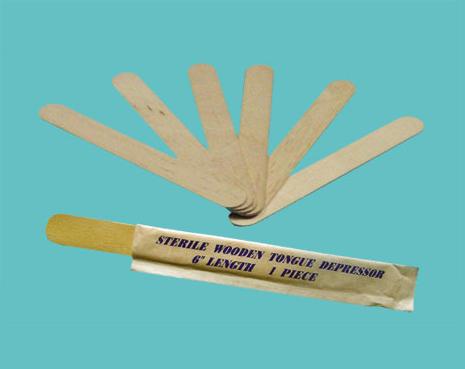 WOODEN TONGUE DEPRESSOR
