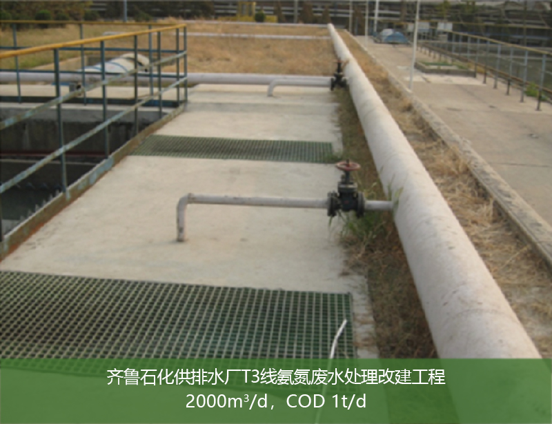 齐鲁石化供排水厂T3线氨氮废水处理改建工程(点击了解详情）