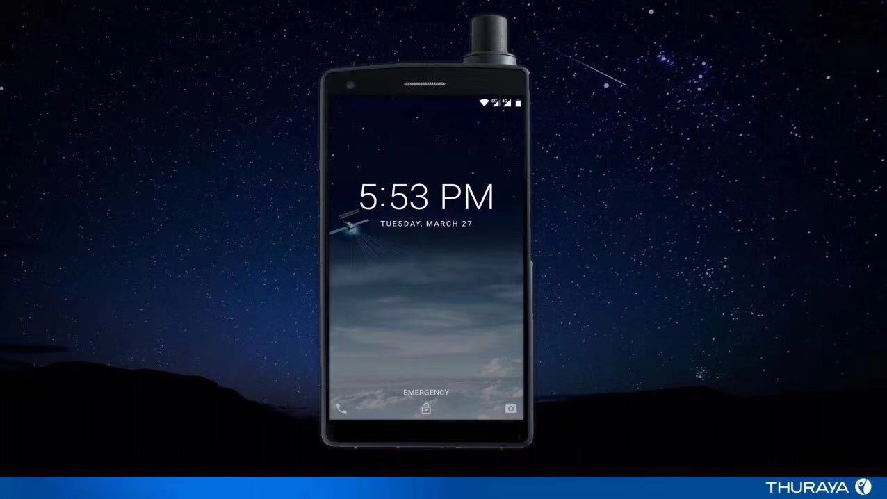全球首款智能卫星手机  Thuraya X5-Touch