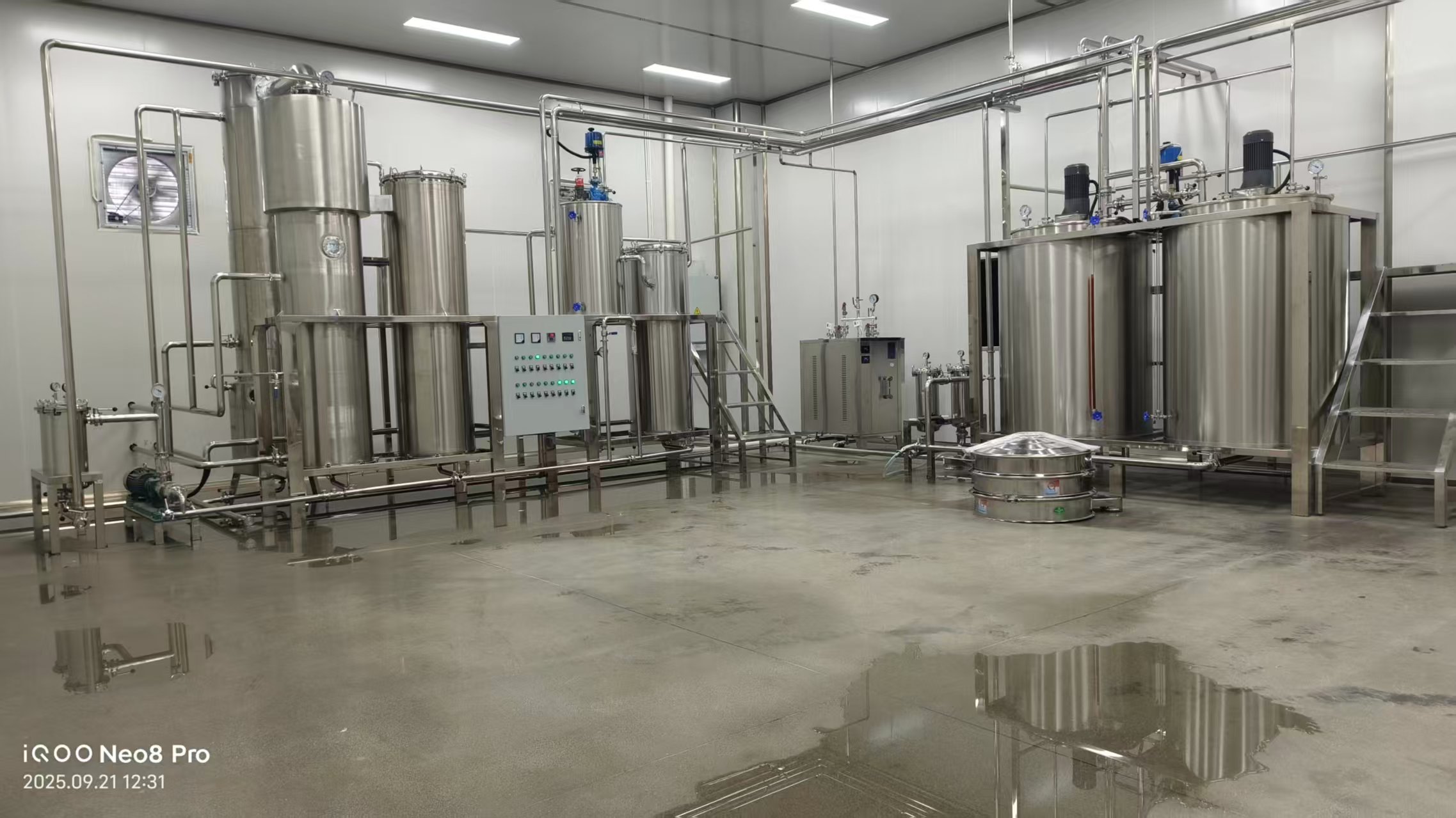 低温升膜式蜂蜜浓缩加工生产线