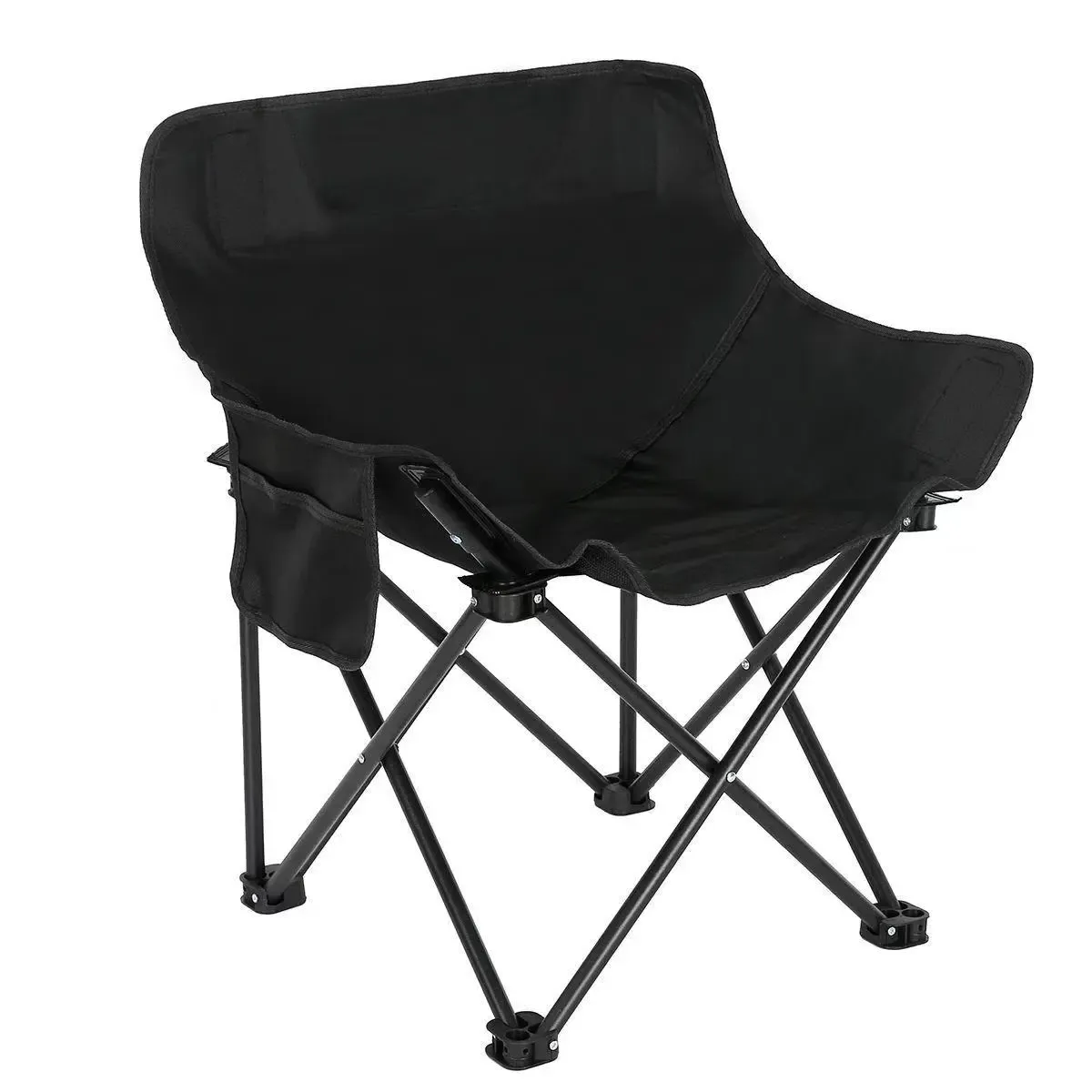 铁制折叠椅带侧袋